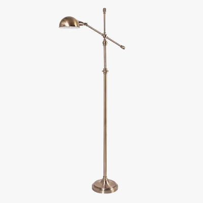lampadaire rétro en cuivre pour décoration intérieure créative