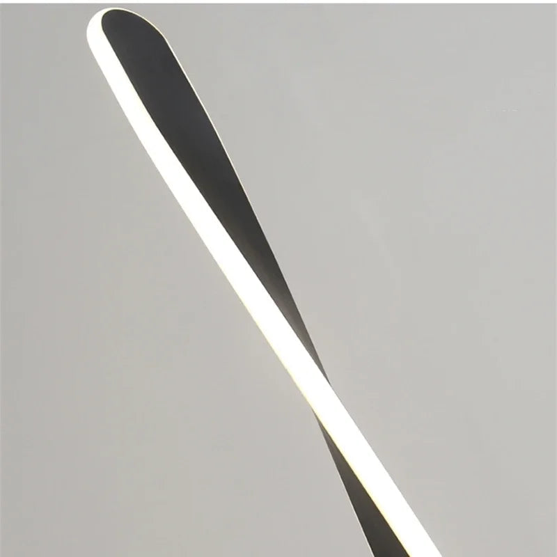 lampadaire rotatif créatif avec éclairage led super lumineux