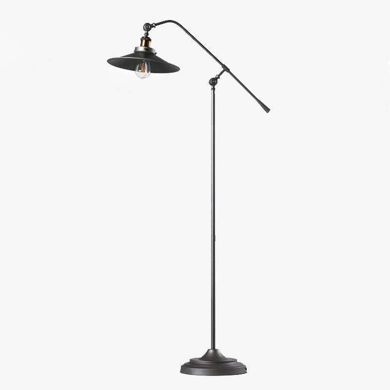 Lampadaire rustique en fer ajustable Nostalgic