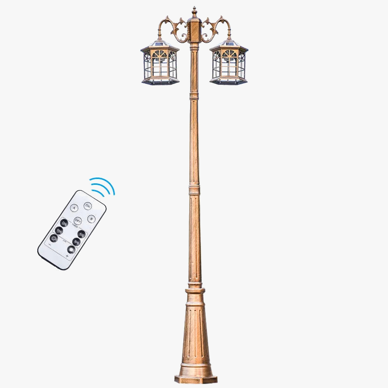 Lampadaire solaire de Style européen
