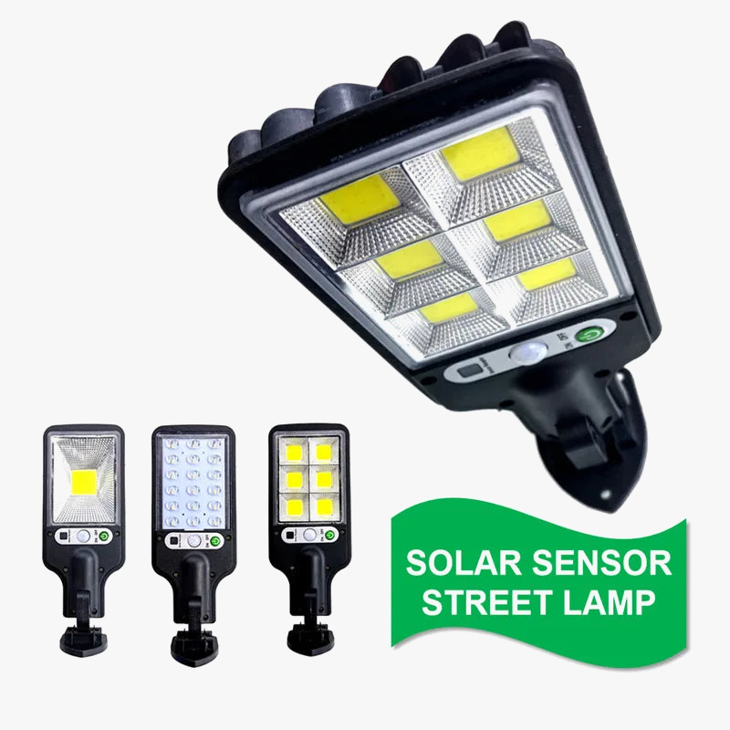lampadaire solaire extérieur avec télécommande et détection humaine