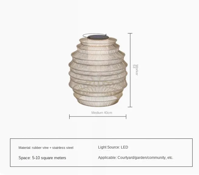 lampadaire solaire extérieur étanche portable pour jardin terrasse