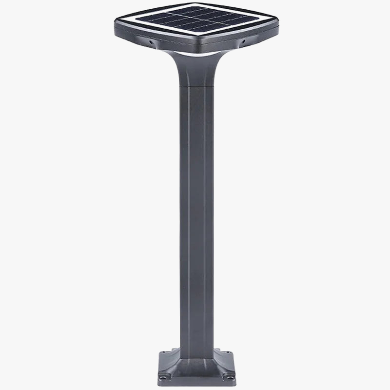 lampadaire solaire led étanche pour jardin en silicium monocristallin