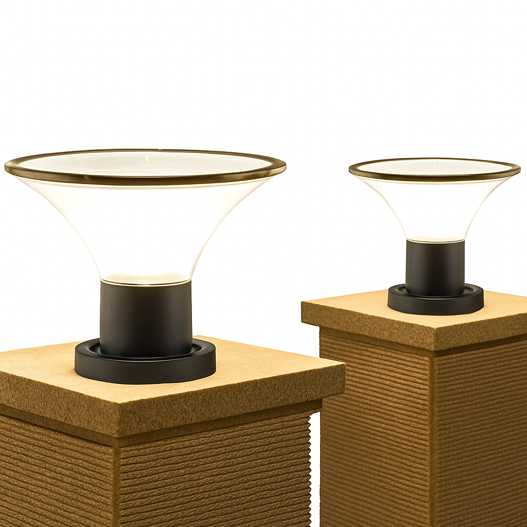 lampadaire solaire étanche pour jardin et extérieur