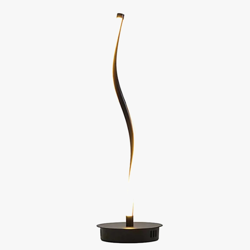 lampadaires led silice gel salon étude