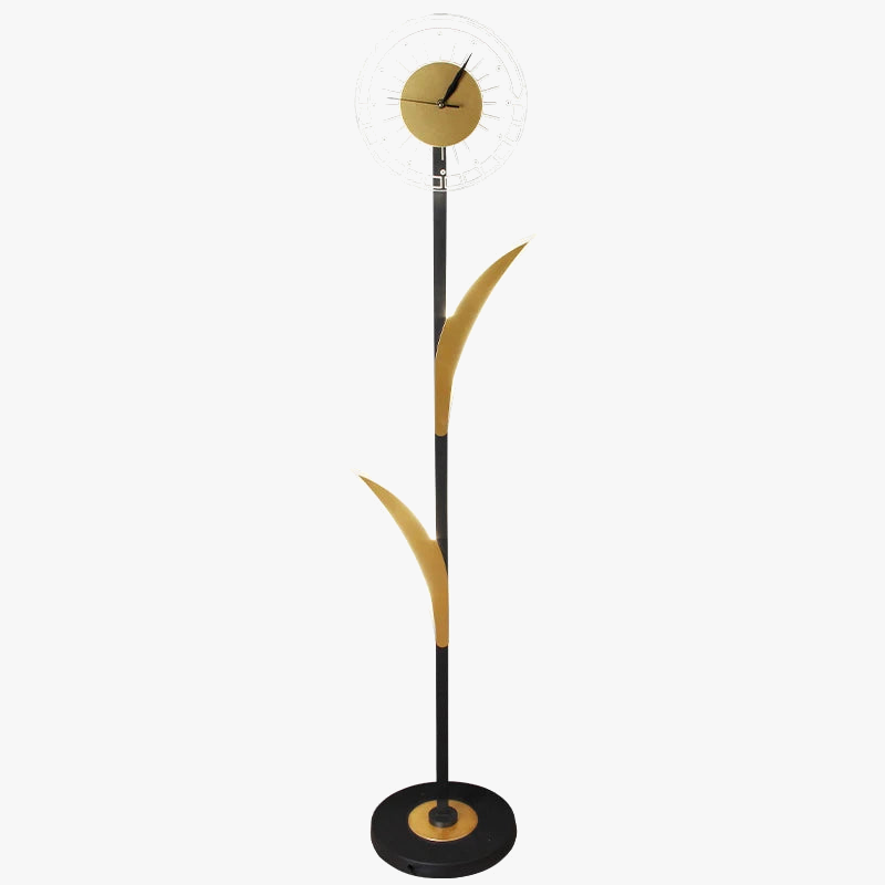 Lampadaires nordiques avec horloge LED