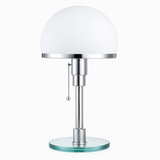 Lampe Bauhaus lampe de Table blanche design danois nordique chambre chevet Simple lampe de Table en verre pour salon
