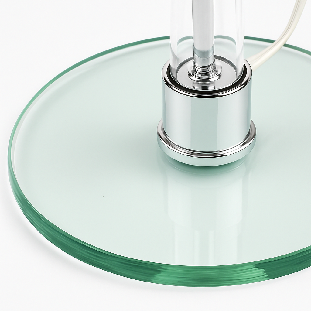 Lampe Bauhaus lampe de Table blanche design danois nordique chambre chevet Simple lampe de Table en verre pour salon