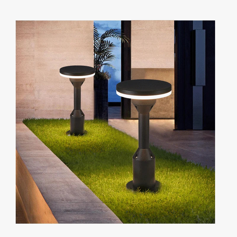lampe borne led pour éclairage extérieur paysage