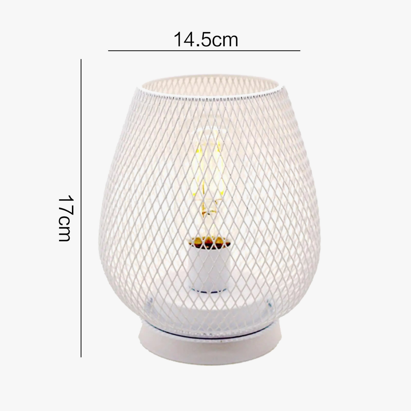 lampe cage métal led bougie sans fil mariage déco maison