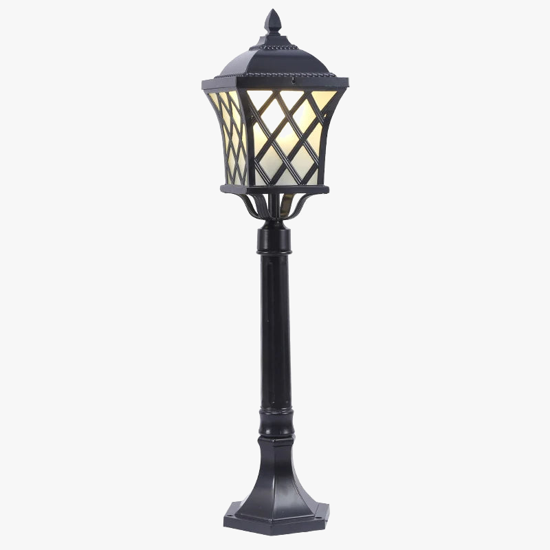 lampe colonne extérieure imperméable pour jardin et allée
