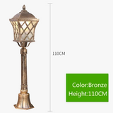 lampe colonne extérieure imperméable pour jardin et allée