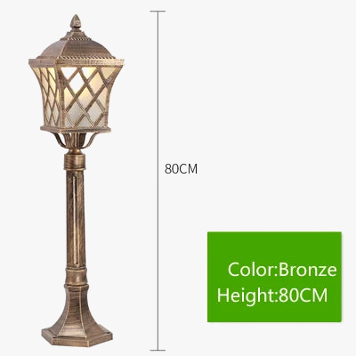 lampe colonne extérieure imperméable pour jardin et allée