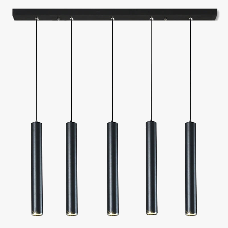lampe cylindrique moderne nordique pour restaurant à LED