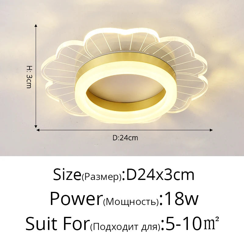 lampe d'entrée style nordique simple moderne créative