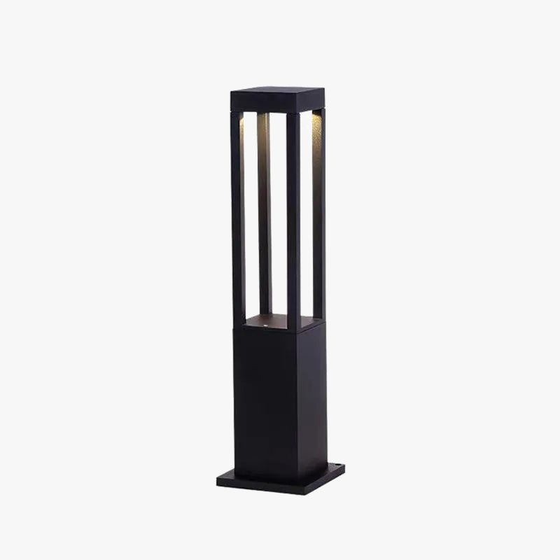 lampe d'extérieur moderne étanche en aluminium pour jardin
