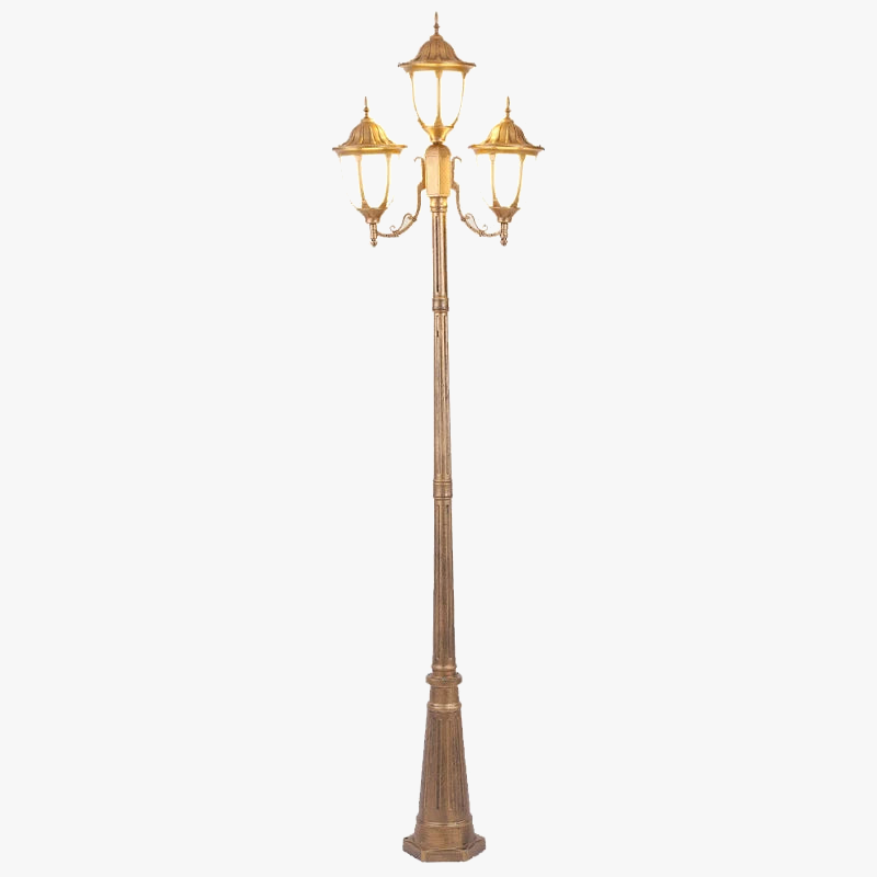 lampe d'extérieur rétro européenne pour jardin et parc