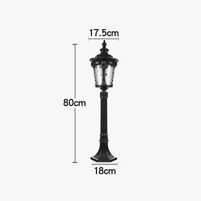 lampe d'extérieur étanche style européen pour jardin et paysage