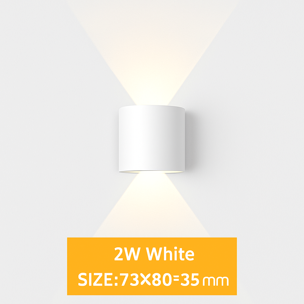 Lampe de applique murale LED extérieure étanche IP65 applique murale intérieure 4W6W 8W 10W lumières de jardin en aluminium chambre salon escaliers éclairage