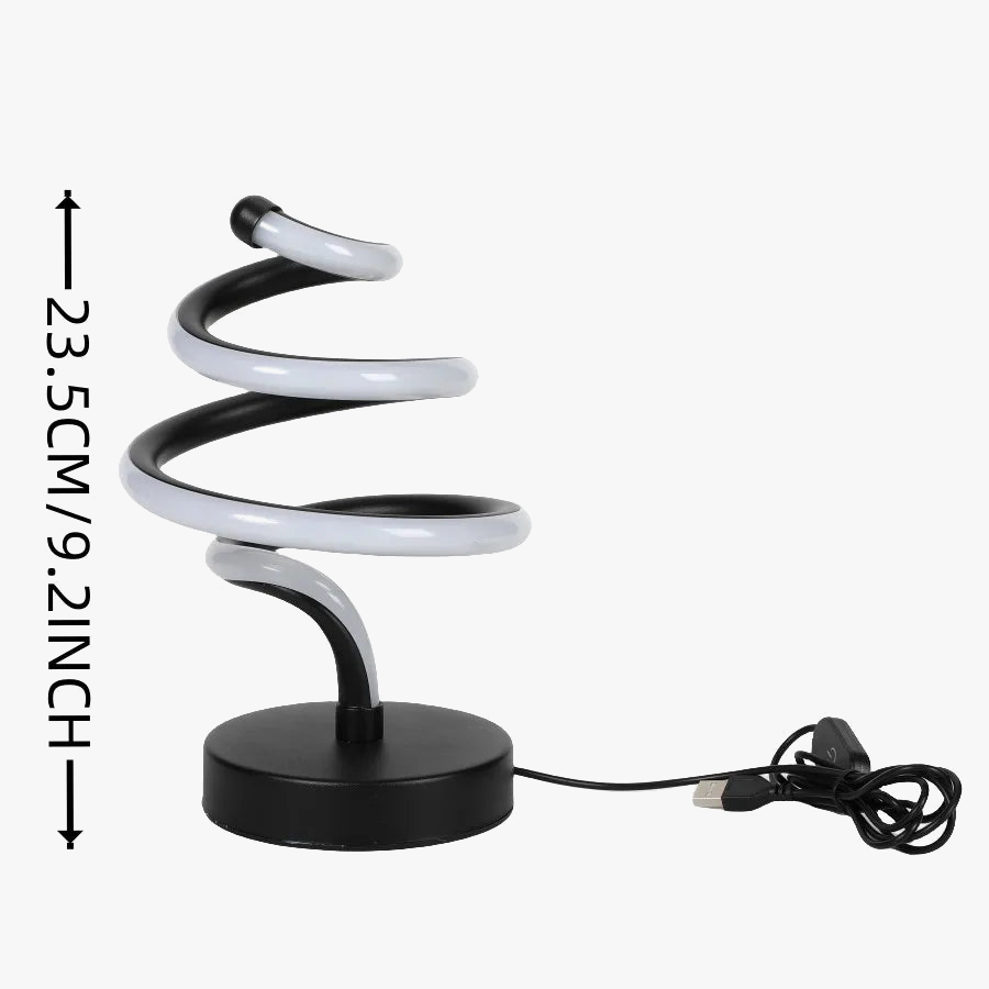 lampe de bureau créative en forme d'arbre de noël décorative usb