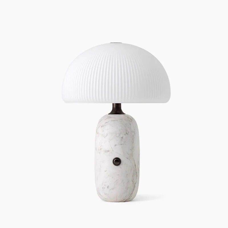 lampe de bureau en marbre design minimaliste avec éclairage led