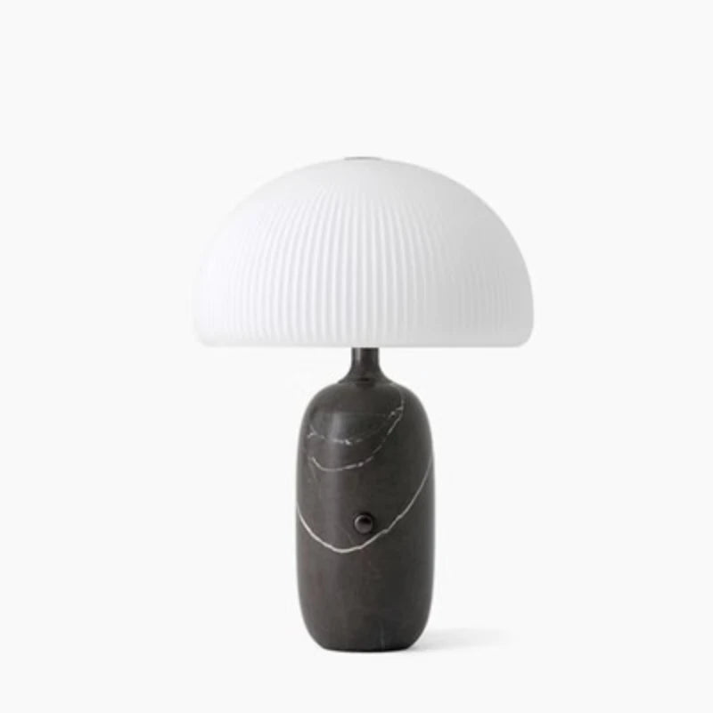lampe de bureau en marbre design minimaliste avec éclairage led