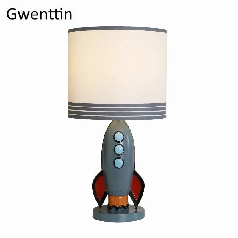 lampe de bureau fusée méditerranéenne décoration artistique nordique