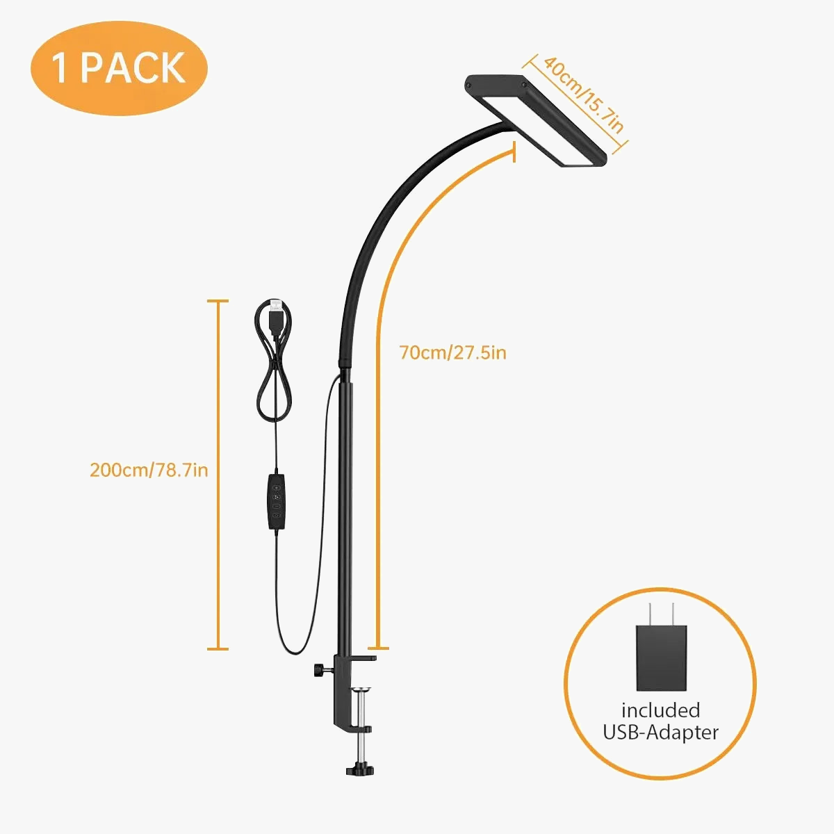 Lampe de bureau LED pour le bureau à la maison