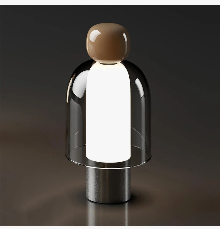 lampe de bureau moderne avec chargeur usb intégrée et design minimaliste