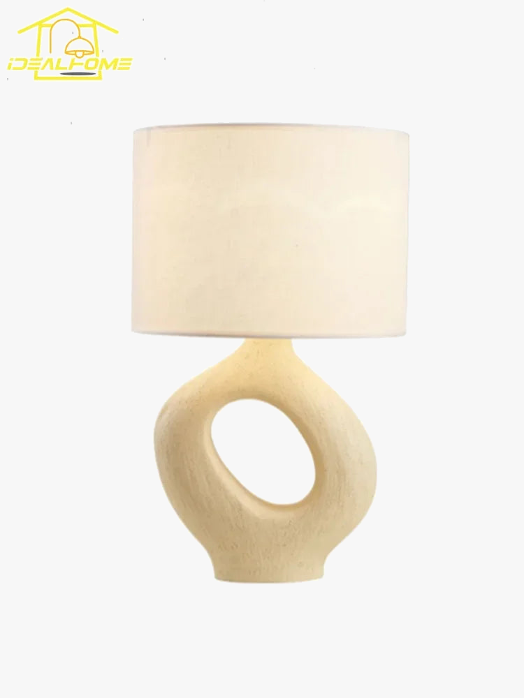 lampe de bureau moderne design en résine wabi-sabi décorative et artistique