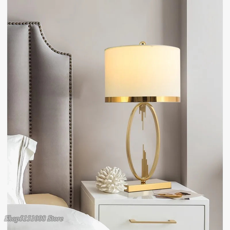lampe de bureau moderne en métal en forme de tuyau