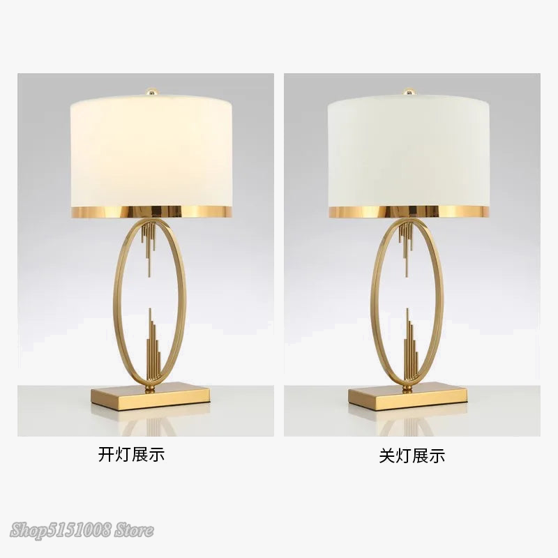 lampe de bureau moderne en métal en forme de tuyau