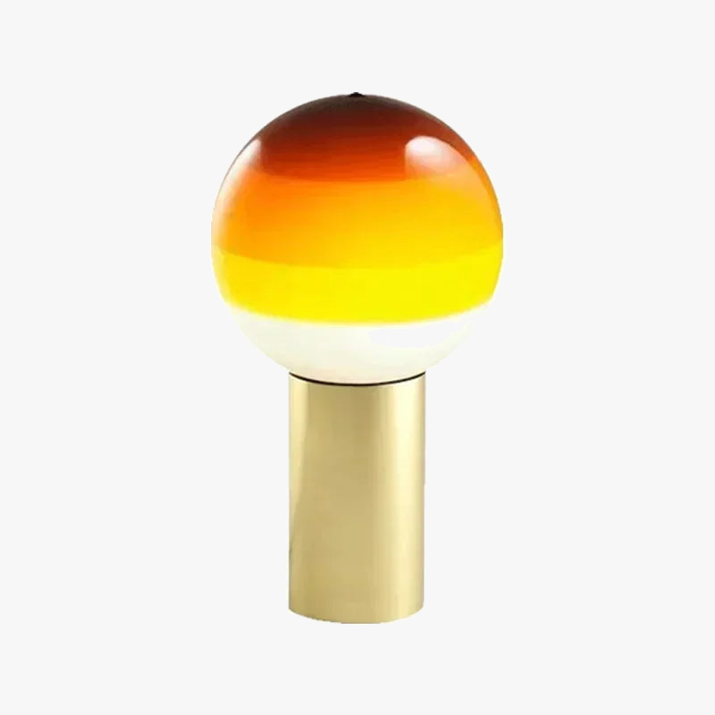 lampe de bureau nordique led en verre pour hôtel restaurant