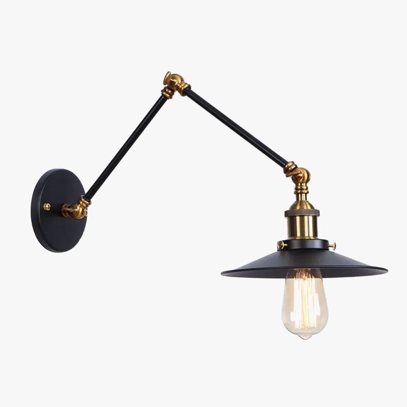 lampe de bureau pliante style industriel américain rétro