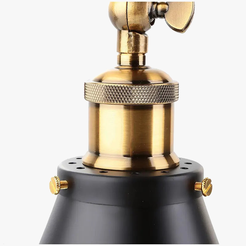 lampe de bureau pliante style industriel américain rétro