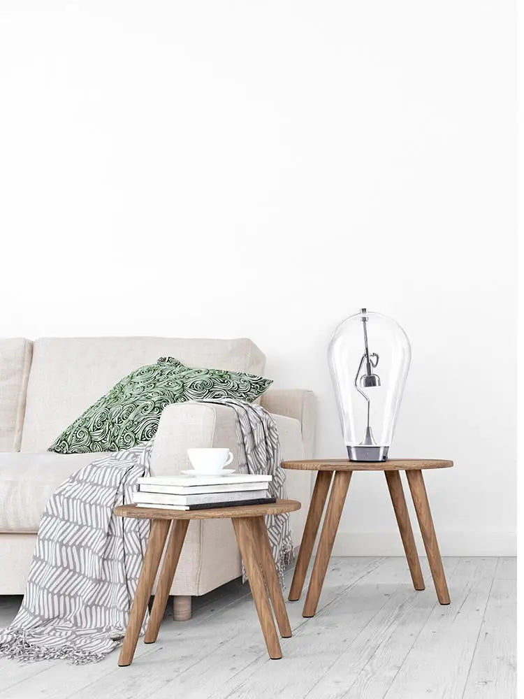 lampe de bureau vintage en verre style industriel tactile