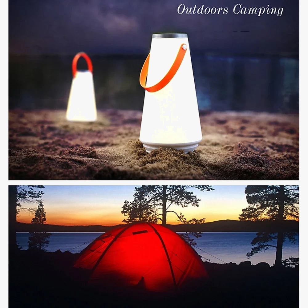 lampe de camping led rechargeable tactile portable et suspendue