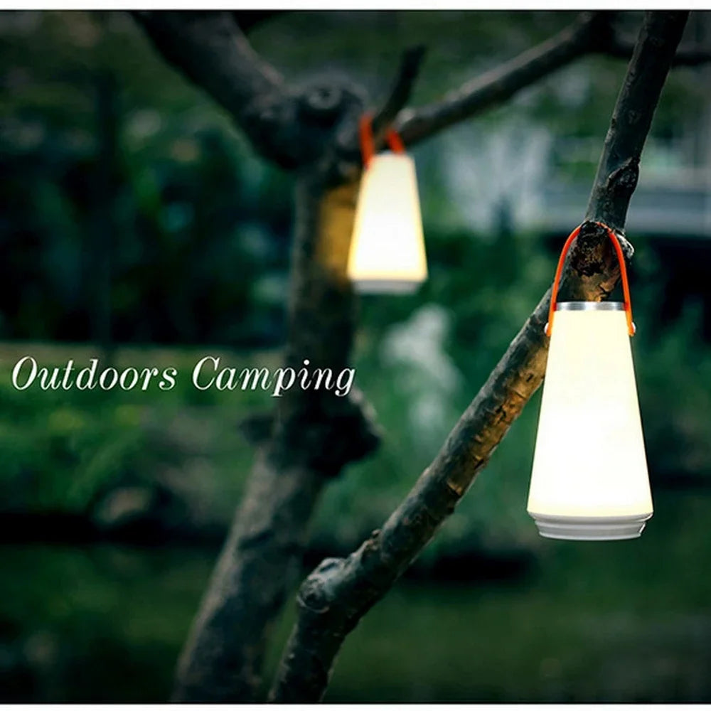 lampe de camping led rechargeable tactile portable et suspendue