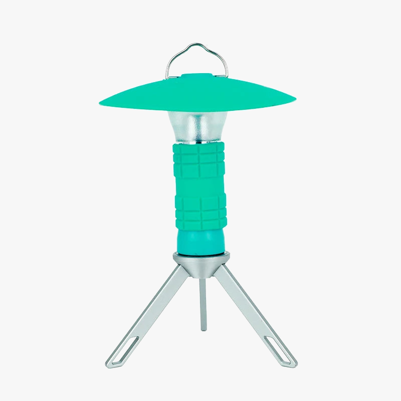 lampe de camping portable avec support trépied pratique et légère