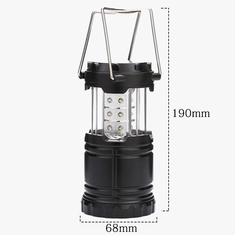 lampe de camping portable extensible lumière d'urgence