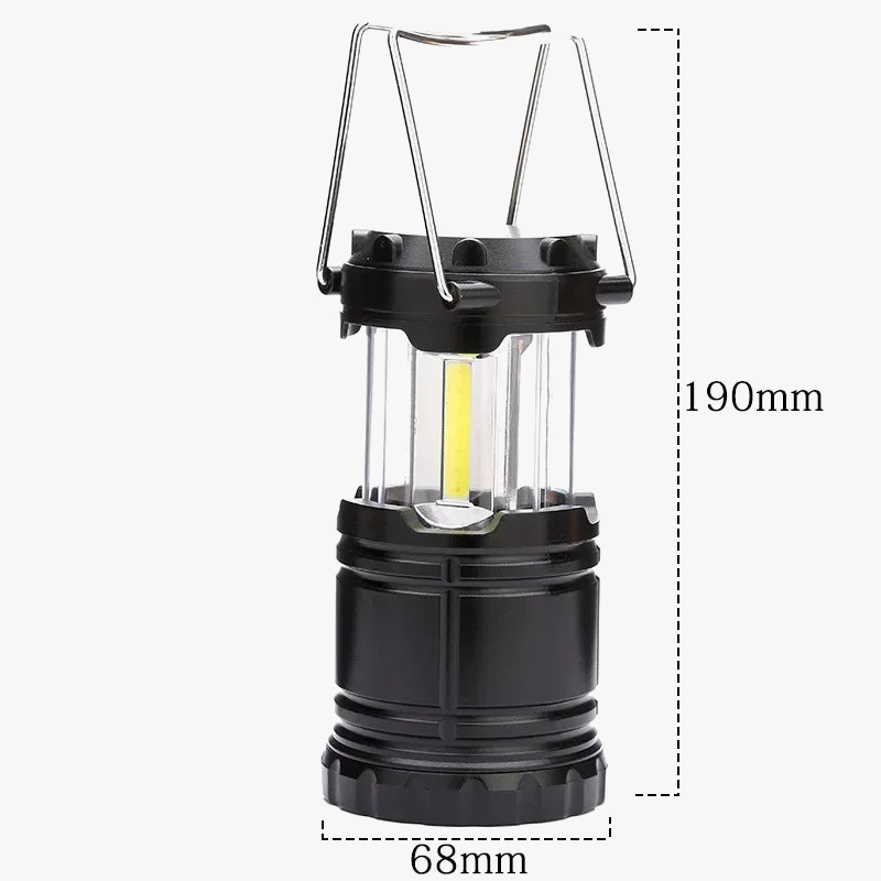 lampe de camping portable étanche 1000 lumens solaire et lumineuse