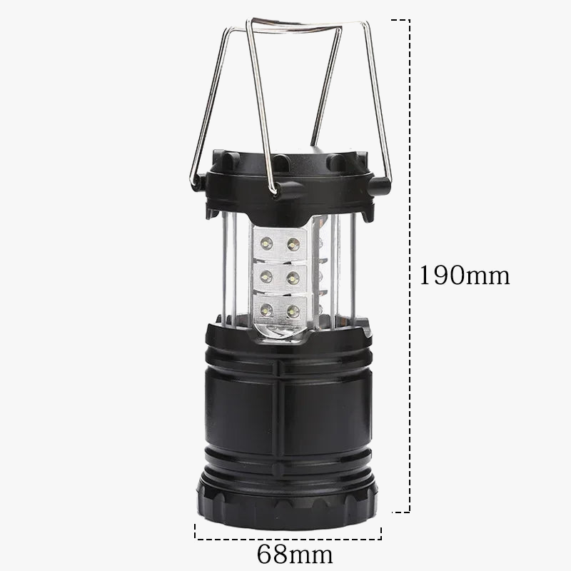 lampe de camping portable étanche 1000 lumens solaire et lumineuse