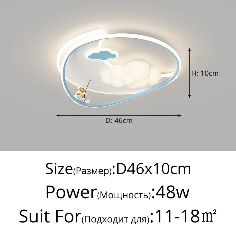 lampe de chambre enfant moderne à protection des yeux étoile créative