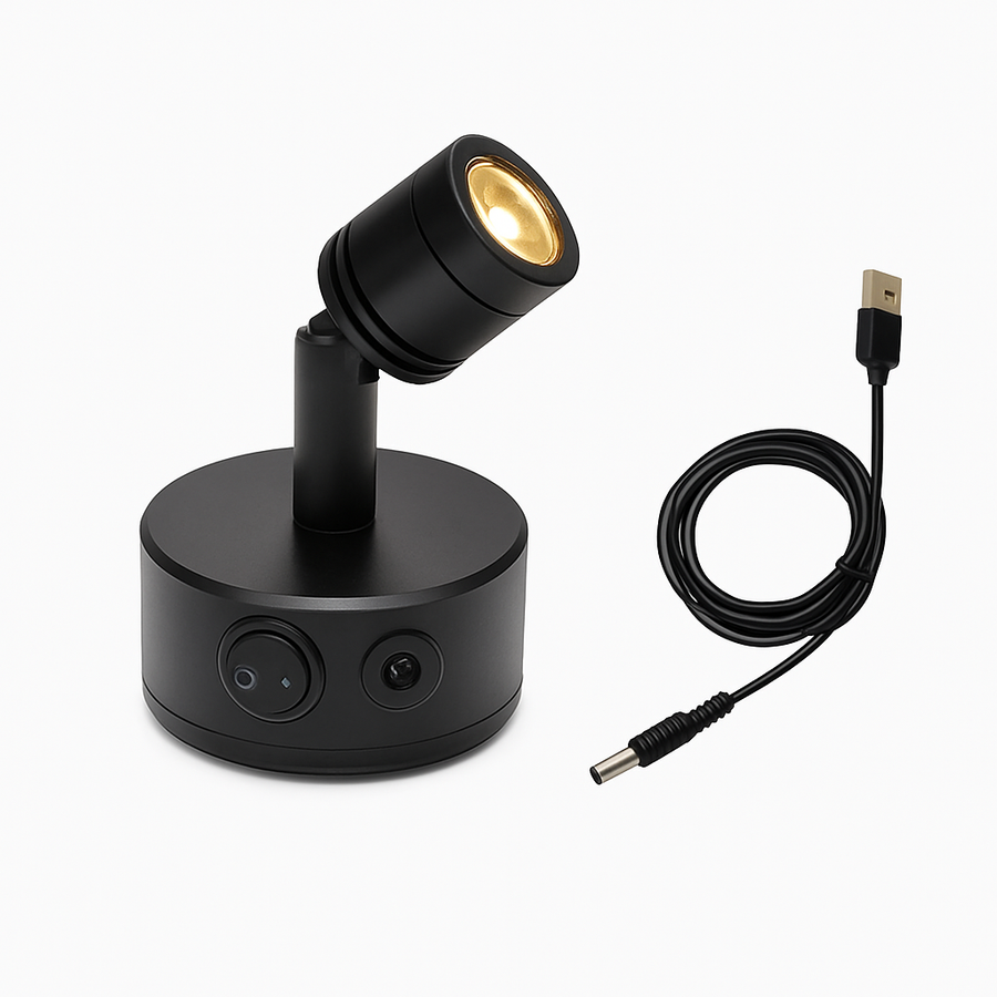 lampe de charge led rechargeable avec ventouse pour affichage décoratif