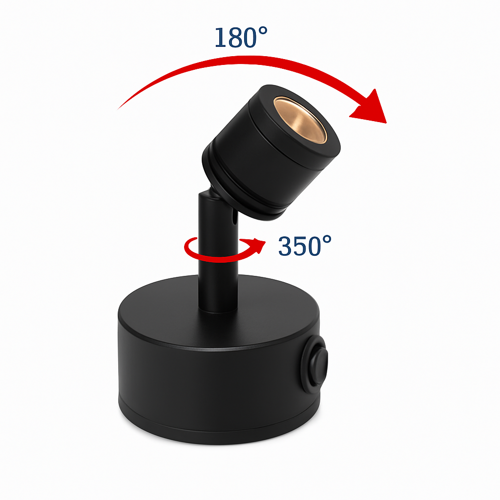 lampe de charge led rechargeable avec ventouse pour affichage décoratif