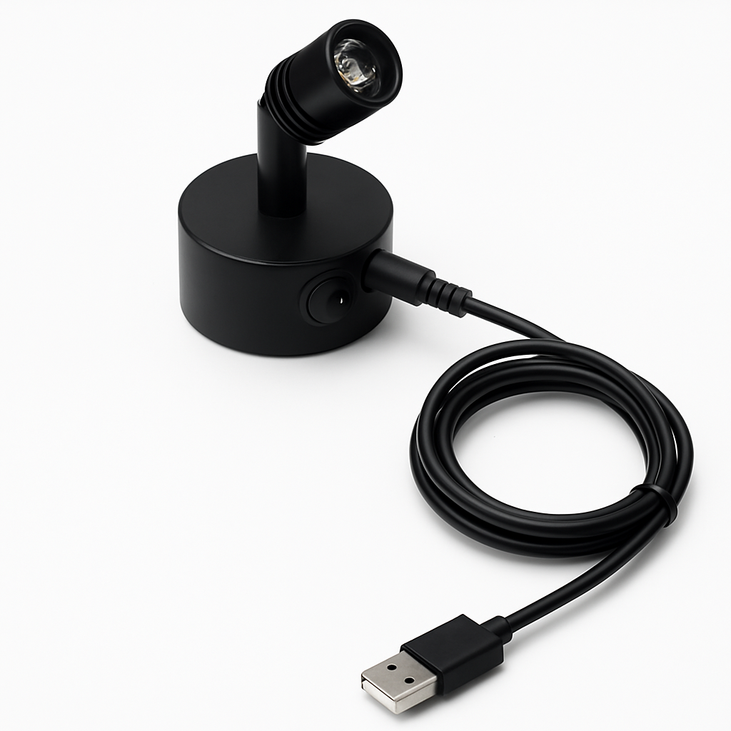 lampe de charge led rechargeable avec ventouse pour affichage décoratif