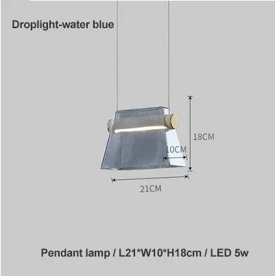 lampe de chevet créative en verre design nordique
