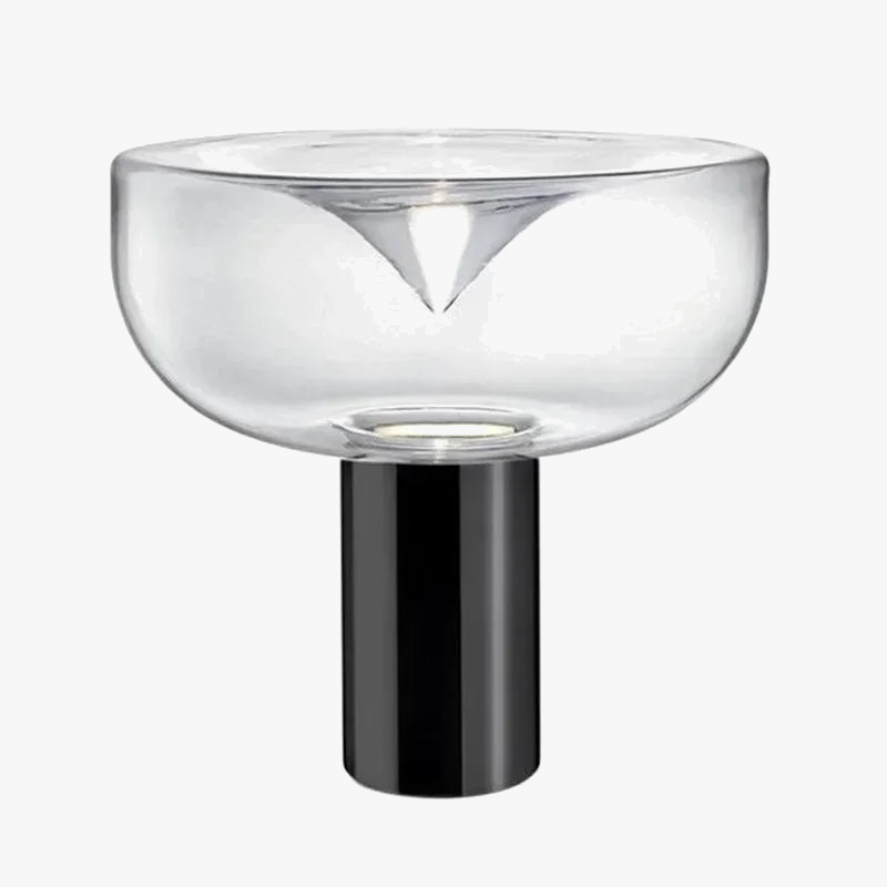 lampe de chevet design radar en verre moderne décorative