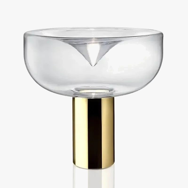 lampe de chevet design radar en verre moderne décorative