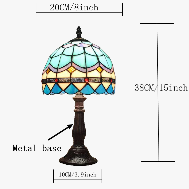 lampe de chevet en verre style européen pour enfants